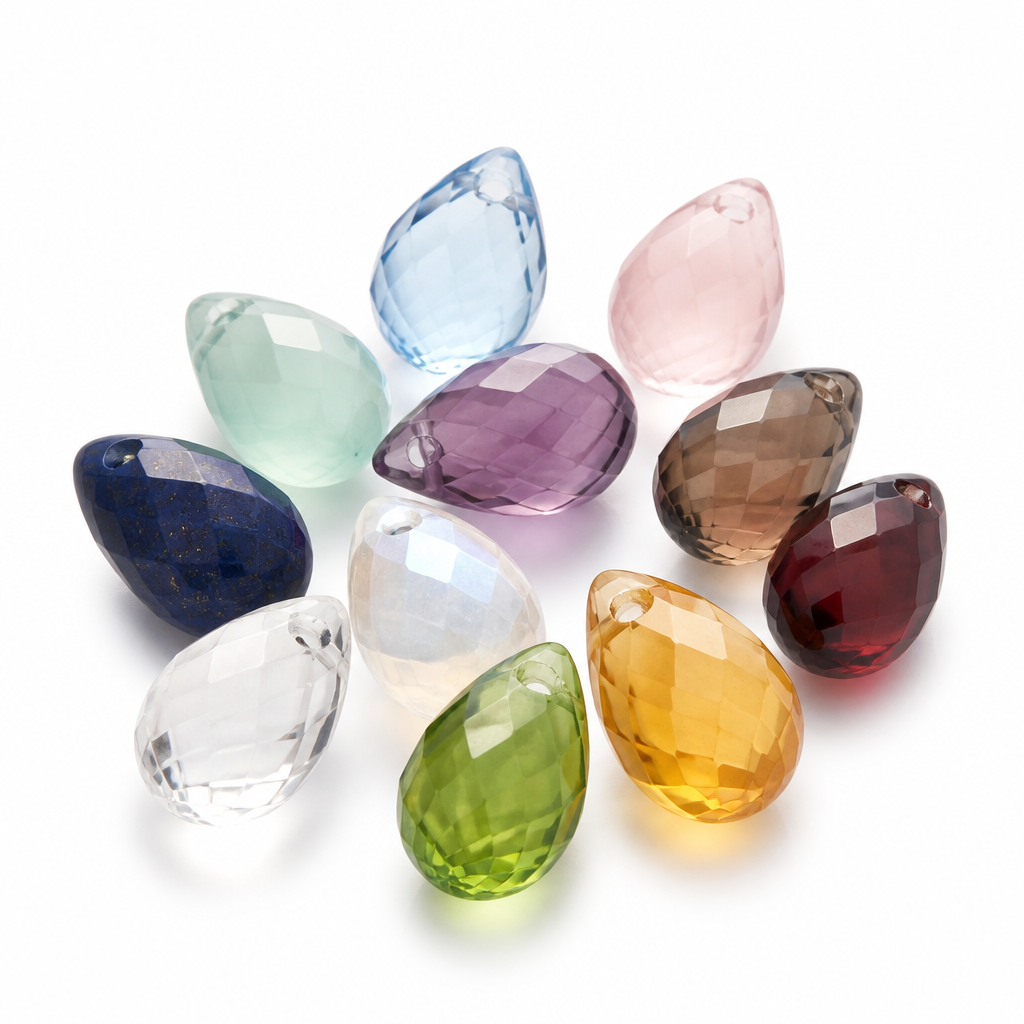 6010  Briolette Pendants 3027