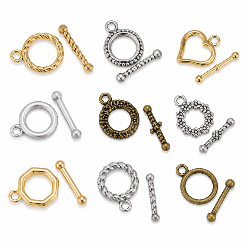 Base Metal Clasp and Toggles 2141
