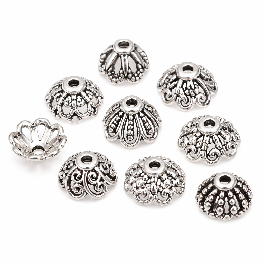 Sterling Silver Bead Caps 2283