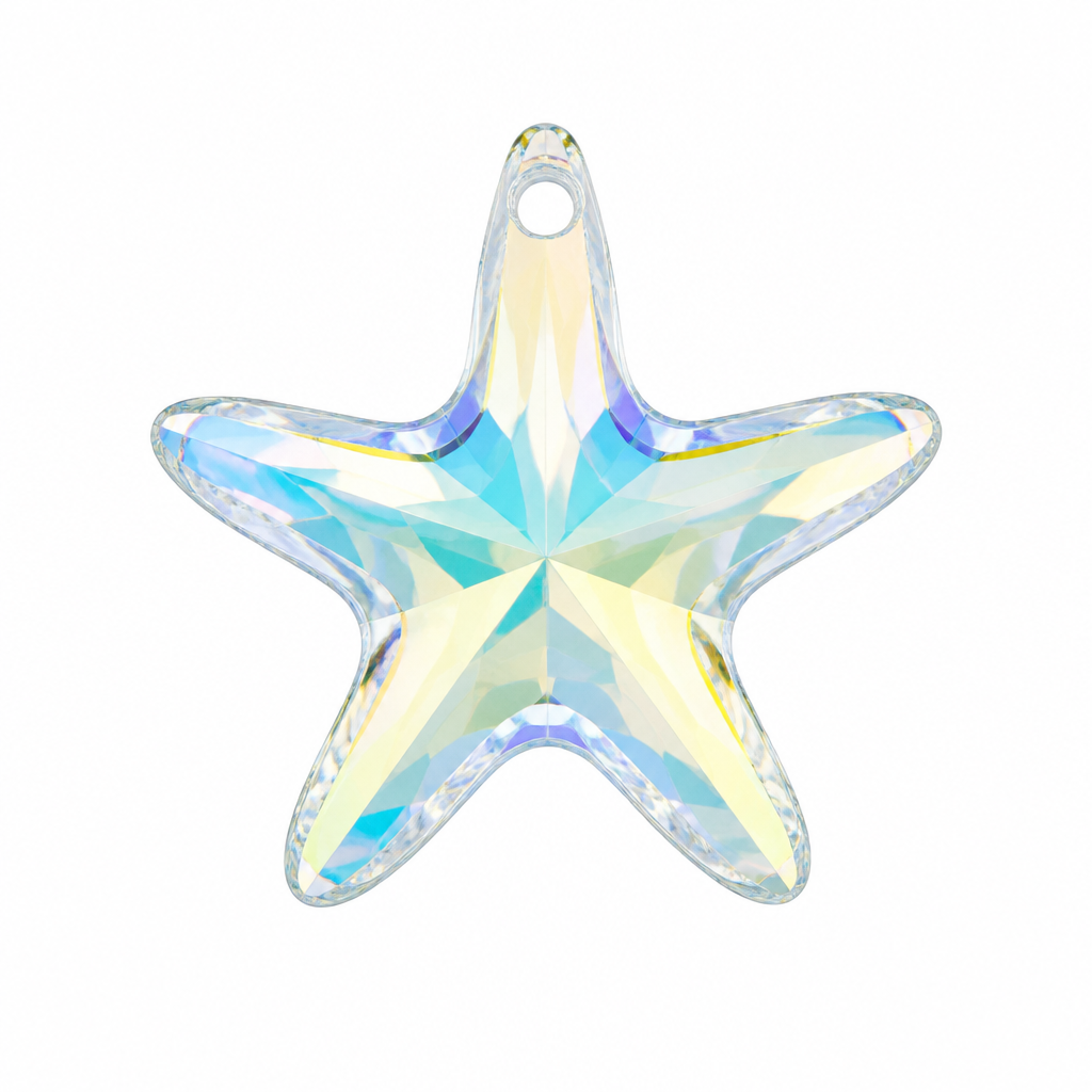 6721  Swarovski Starfish Pendant 2224