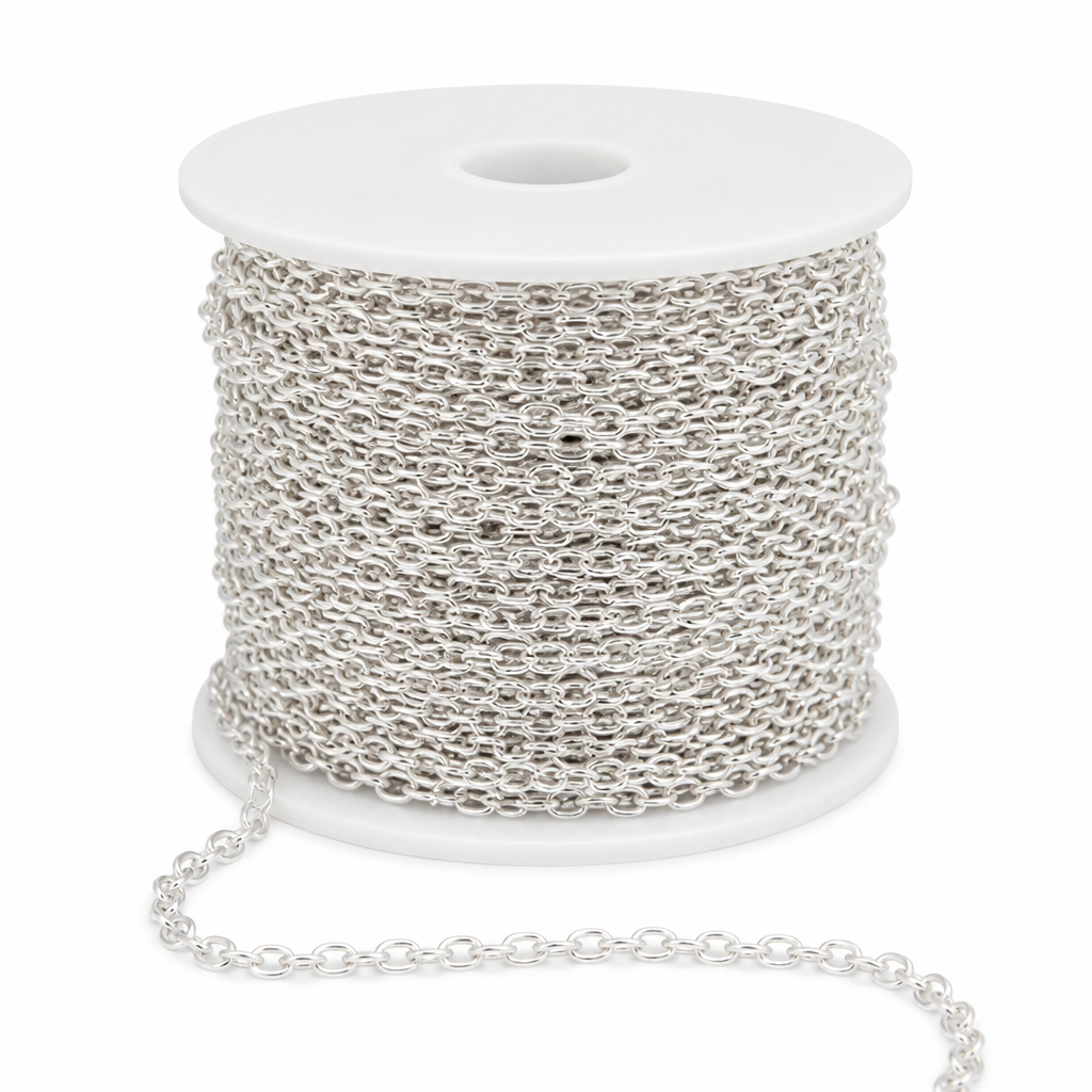 Sterling Silver Chain Per Foot 2207