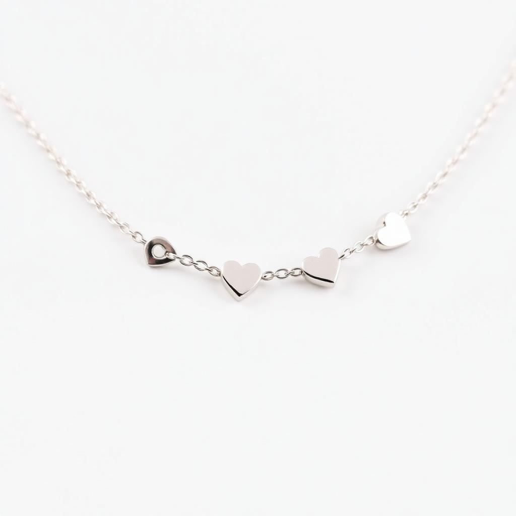 2.7x1.9mm Sterling Silver Heart Cable Chain (Sold Per Foot)