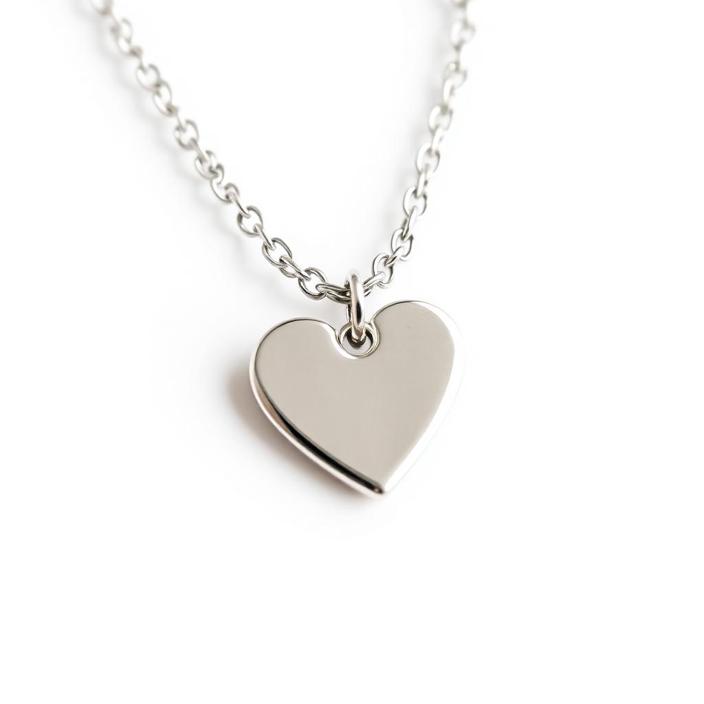 Sterling Silver Heart Chain 4mm (Sold Per Foot)